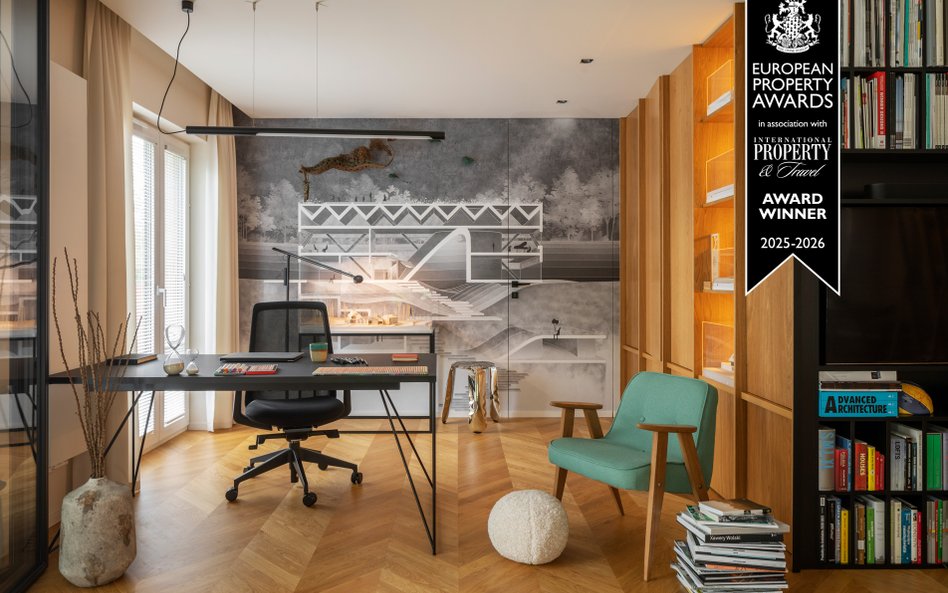 Warszawska siedziba biura architektonicznego z nagrodą European Property Awards 2025-2026