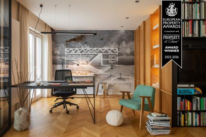 Warszawska siedziba biura architektonicznego z nagrodą European Property Awards 2025-2026