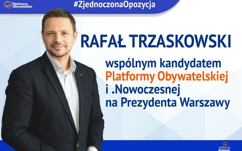Nowoczesna poprze Trzaskowskiego