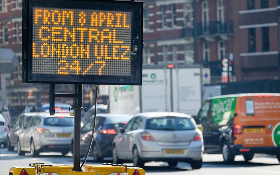 Słone opłaty za wjazd do centrum Londynu