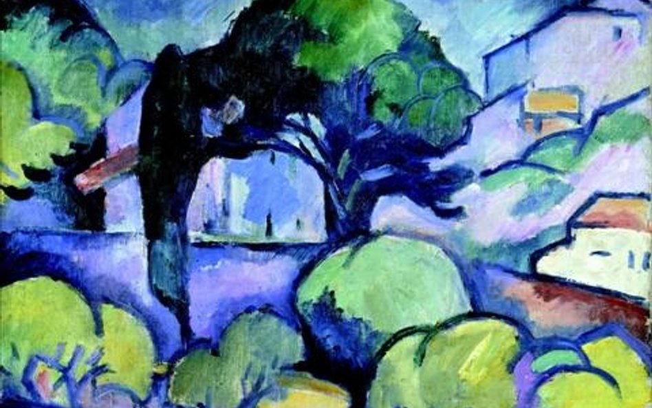 Georges Braque Landschaft in der Provence, L’Estaque (Paysage de Provence, l’Estaque), 1907 Privatbe