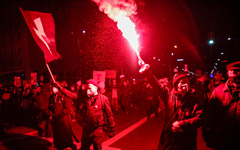 Protest po wyroku Trybunału Konstytucyjnego ws. aborcji