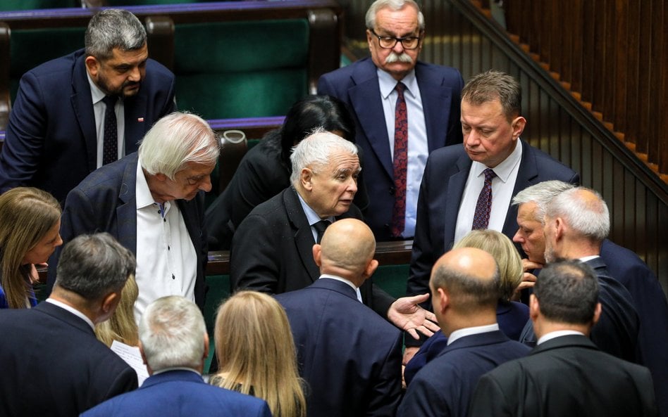 Jarosław Kaczyński w Sejmie