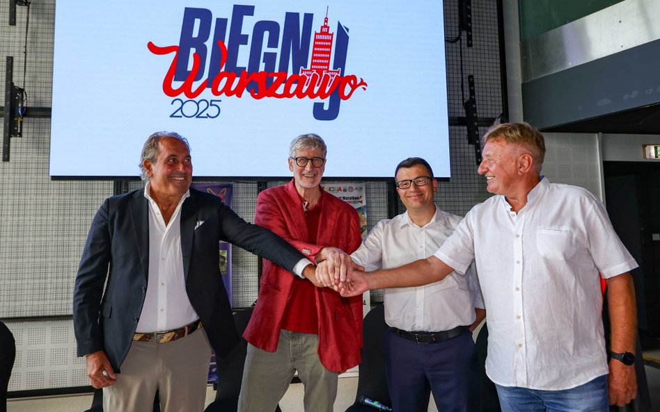 Running Europe Tour to efekt współpracy trzech pasjonatów biegania. Na zdjęciu (od lewej): Nando Sor