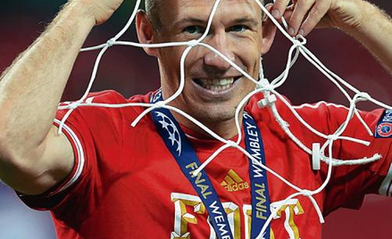 Arjen Robben mistrzostwa zdobywał wszędzie, gdzie grał. Ligę Mistrzów wygrał pierwszy raz