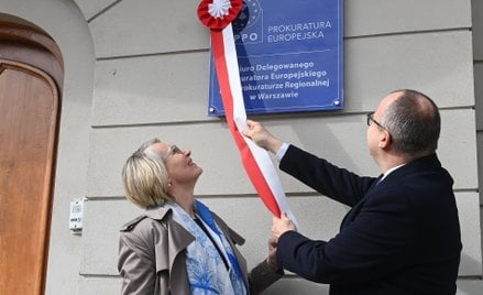 Były już minister sprawiedliwości, prokurator generalny Adam Bodnar i prokurator Prokuratury Europej