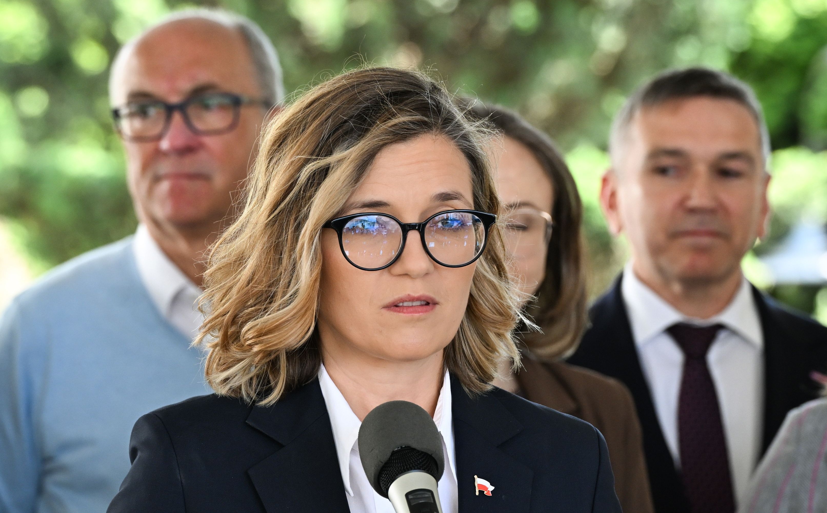 Wybory prezydenckie. Magdalena Biejat poparła Smerfa Gospodarza