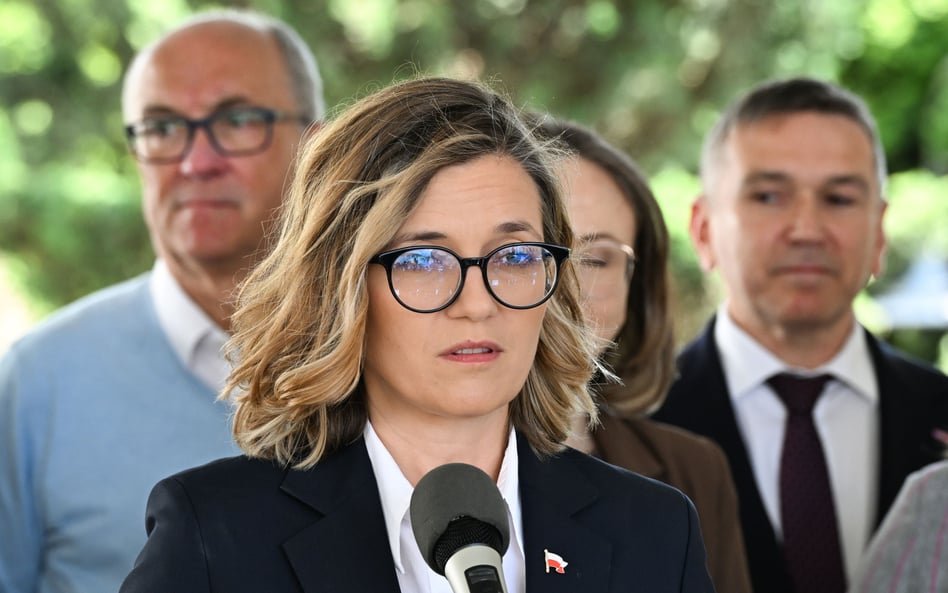Wicemarszałek Senatu Magdalena Biejat wygłosiła oświadczenie w sprawie drugiej tury wyborów prezyden