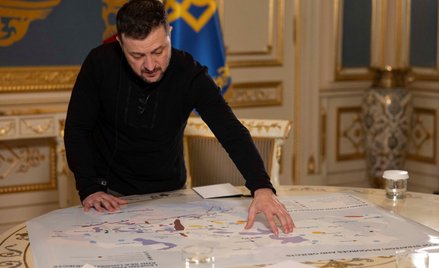 Prezydent Ukrainy Wołodymyr Zełenski