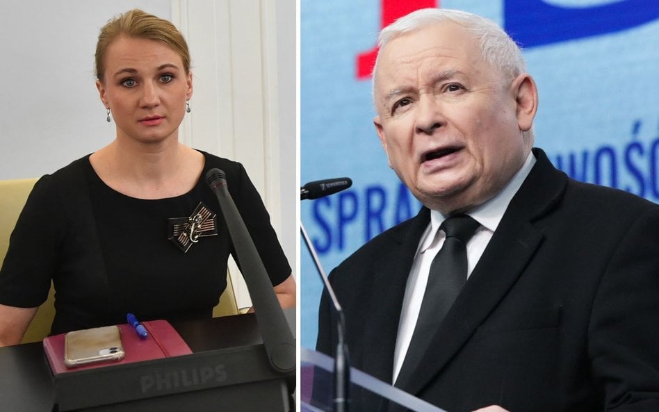 Dorota Brejza i Jarosław Kaczyński