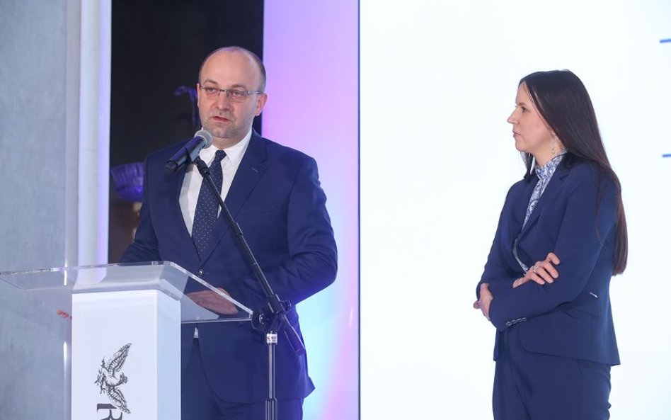 Łukasz Piebiak i Ewa Usowicz