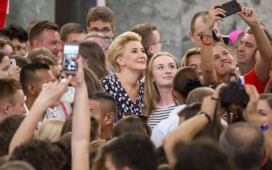 Spotkanie Pierwszej Damy z Polakami biorącymi udział w ŚDM w Panamie