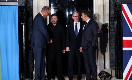 Na spotkaniu Wołodymyra Zełenskiego z europejskimi przywódcami w Londynie nie było Polski