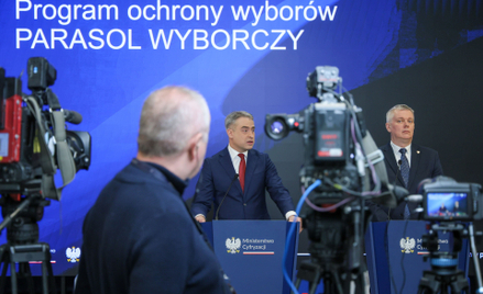 Uruchomienie programu "Parasol Wyborczy" ogłosili w styczniu monister cyfryzacji Krzysztof Gawkowski