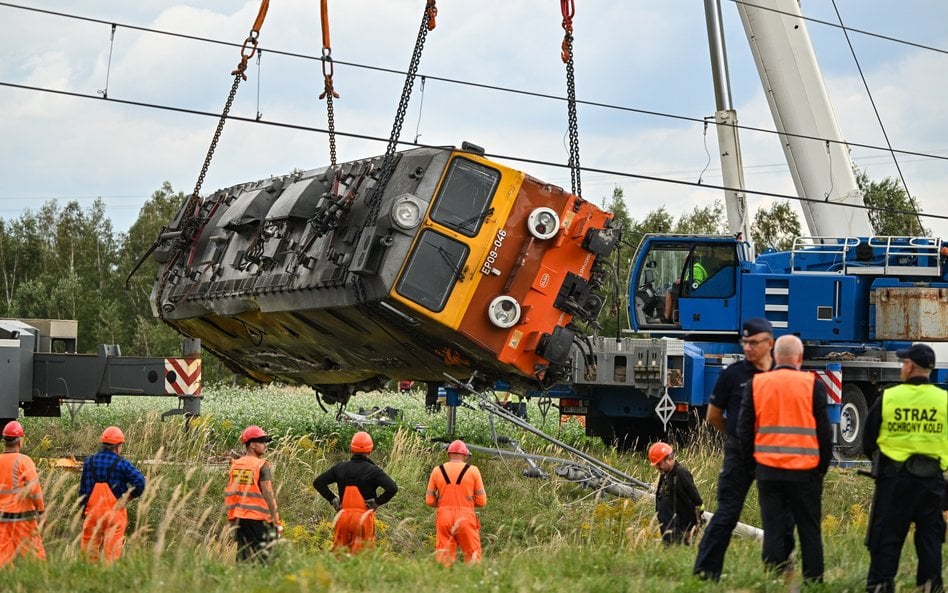 Wypadek pociągu Intercity na Mazowszu