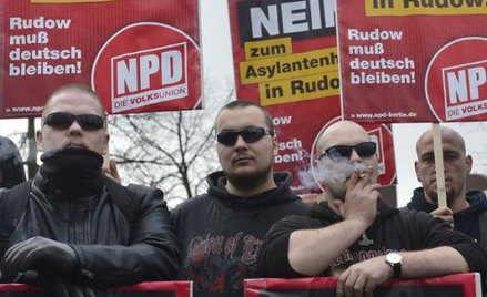 NPD walczy z imigrantami. Na zdjęciu: Berlin