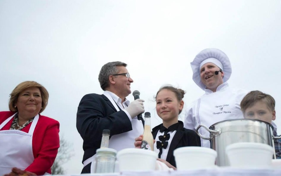 Bronisław Komorowski w trakcie kampanii