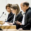 Sędziowie Sądu Okręgowego w Hadze na rozprawie we wtorek