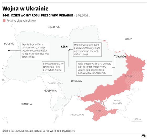 Tak wyglądała sytuacja na froncie w 1441 dniu wojny