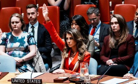 Morgan Ortagus głosuje przeciw rezolucji RB ONZ ws. Strefy Gazy