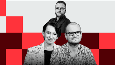 Maciej Grzenkowicz, autor książki o współczesnych poganach oraz dr Barbara Kratiuk, Uczelnia Vistula