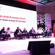 Panel „Zielona energia przyszłości” na Polsko-Arabskim Forum Gospodarczym w Dubaju.