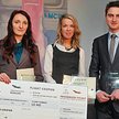 Zwycięzcy konkursu Taxand Challenge: od lewej Karolina Szulc, Agnieszka Sadowska i Rafał Tarsalewski