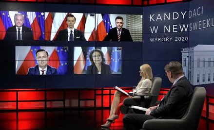 Debata „Newsweeka” w pięciu. Duda nie wziął udziału