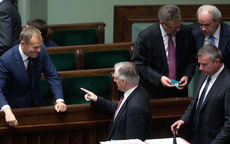 Donald Tusk, Jarosław Gowin i Paweł Graś