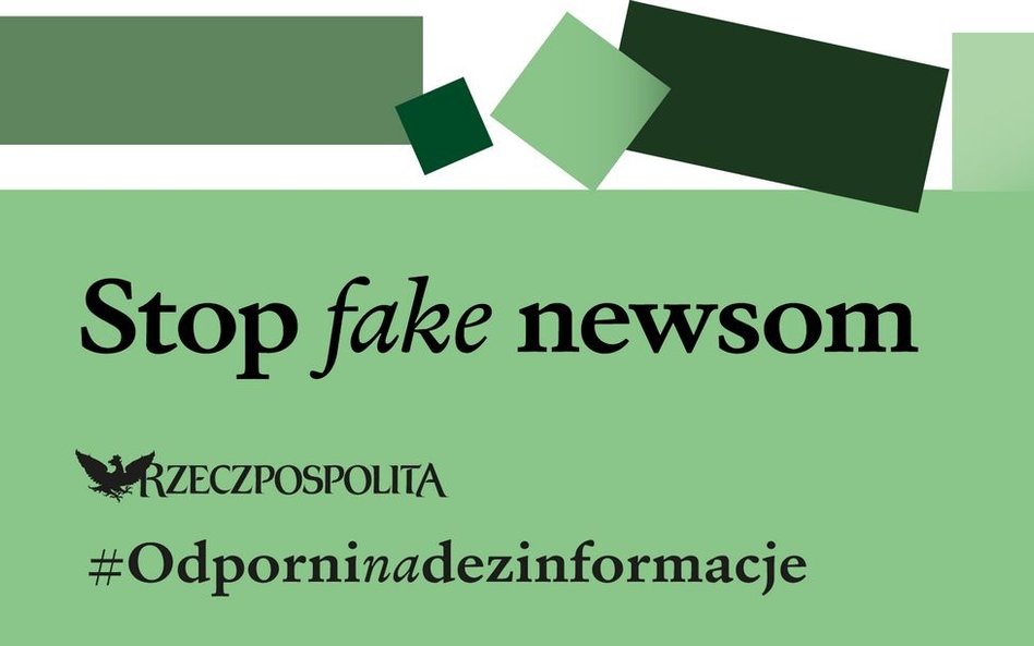 Chrabota: Akcja „stop fake newsom”