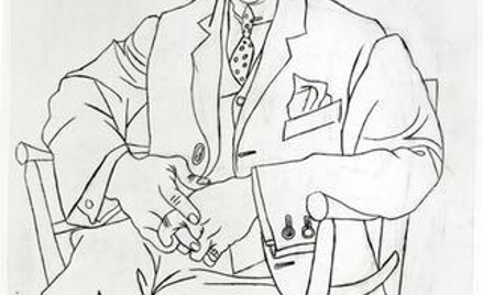 Portret Igora Strawińskiego (uczesanego w kolano) Pabla Picassa