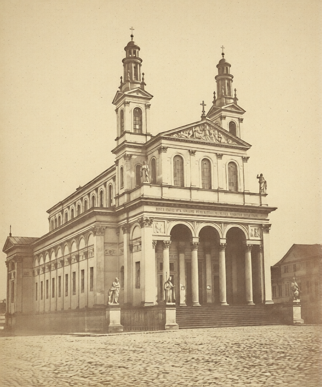 Kościół pw. św. Karola Boromeusza przy ul. Chłodnej wyszedłspod ręki Henryka Marconiego, uwiecznił j