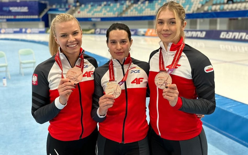 Karolina Bosiek, Andżelika Wójcik oraz Iga Wojtasik zajęły trzecie miejsce podczas zawodów w Pekinie