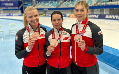 Karolina Bosiek, Andżelika Wójcik oraz Iga Wojtasik zajęły trzecie miejsce podczas zawodów w Pekinie