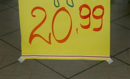 Cena musi być w złotych i groszach