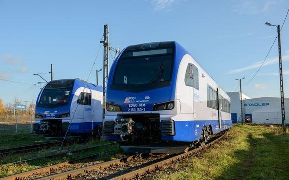 Intercity ma już pierwszy pociąg Flirt. Stadler-Newag wyprzedza Pesę