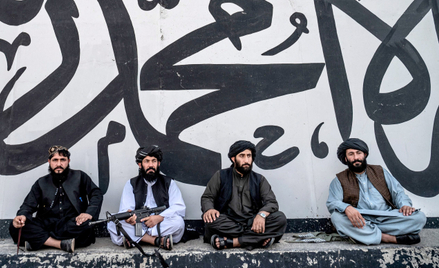 Talibowie w Kabulu, zdjęcie z 2023 roku
