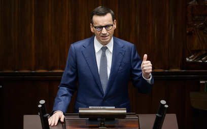 Wystąpienie premiera Mateusza Morawieckiego w Sejmie zaplanowane zostało na najbliższy poniedziałek