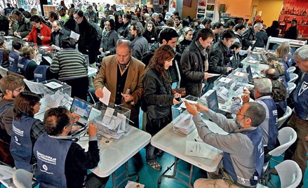 Głosowanie w podbarcelońskim San Cugat