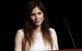 Amanda Knox podczas konferencji prasowej. Amerykanka została uniewinniona od zarzutu zabójstwa swoje