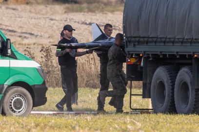 Dron ujawniony w miejscowości Wohyń w woj. lubelskim