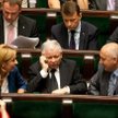 Jarosław Kaczyński podczas dzisiejszego posiedzenia Sejmu