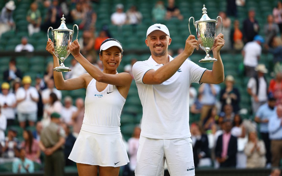 Jan Zieliński w parze z Tajwanką Su-Wei Hsieh zostali mistrzami Wimbledonu w mikście