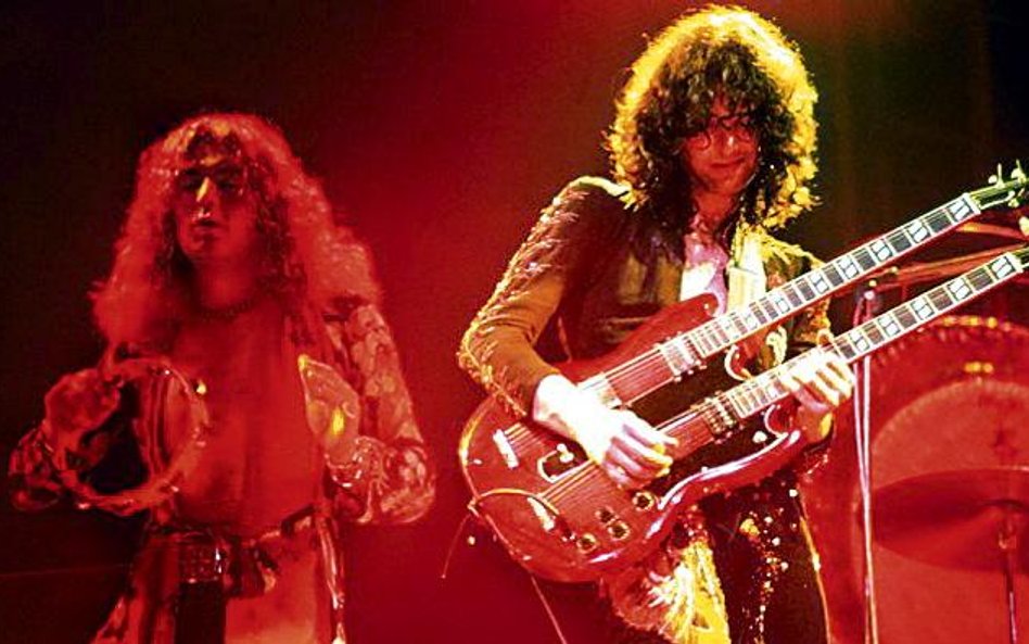 Robert Plant i Jimmy Page z filmu „The Songs Remains the Same” (1973)