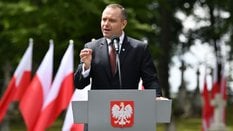 Prezydent Karol Nawrocki podczas uroczystych obchodów Narodowego Dnia Pamięci o Polakach – Ofiarach 