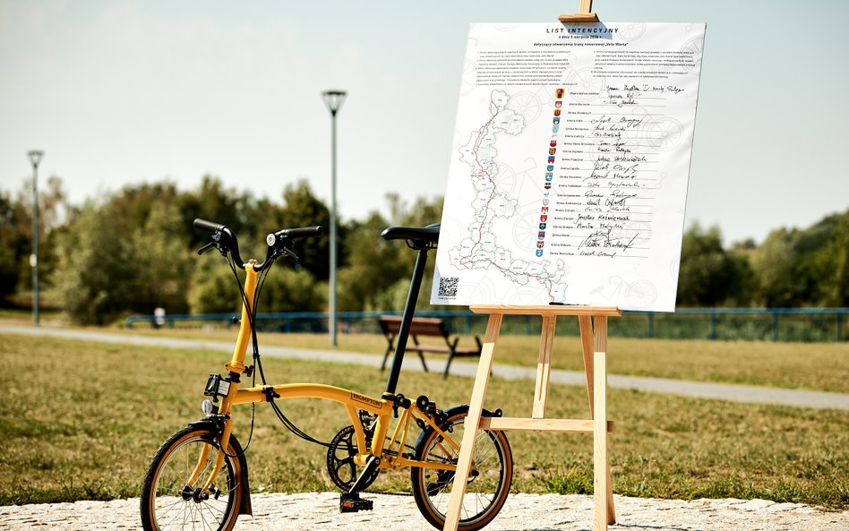 Współpracę w sprawie budowy Velo Warta zadeklarowało 19 gmin i władze regionu