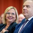 Minister klimatu i środowiska Anna Moskwa (L) i wicepremier, minister aktywów państwowych Jacek Sasi