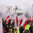 Protest rolników w Warszawie
