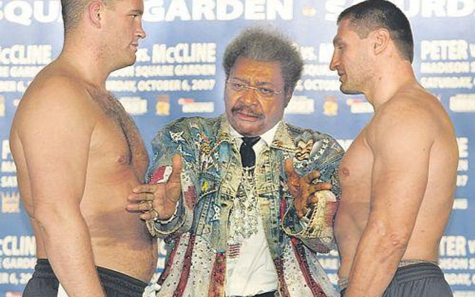 Po wczorajszym ważeniu w Nowym Jorku. Gołotę i McBride'a rozdziela Don King
