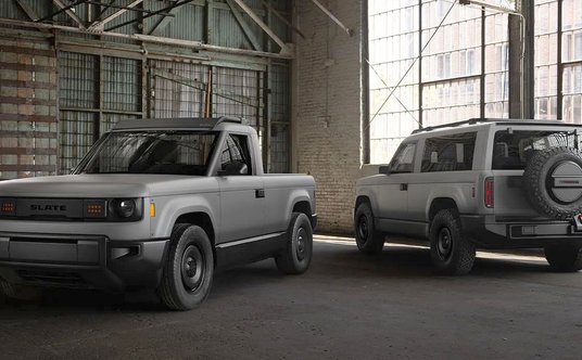 Slate to elektryczny pick-up z możliwością konfigurowania nadwozia